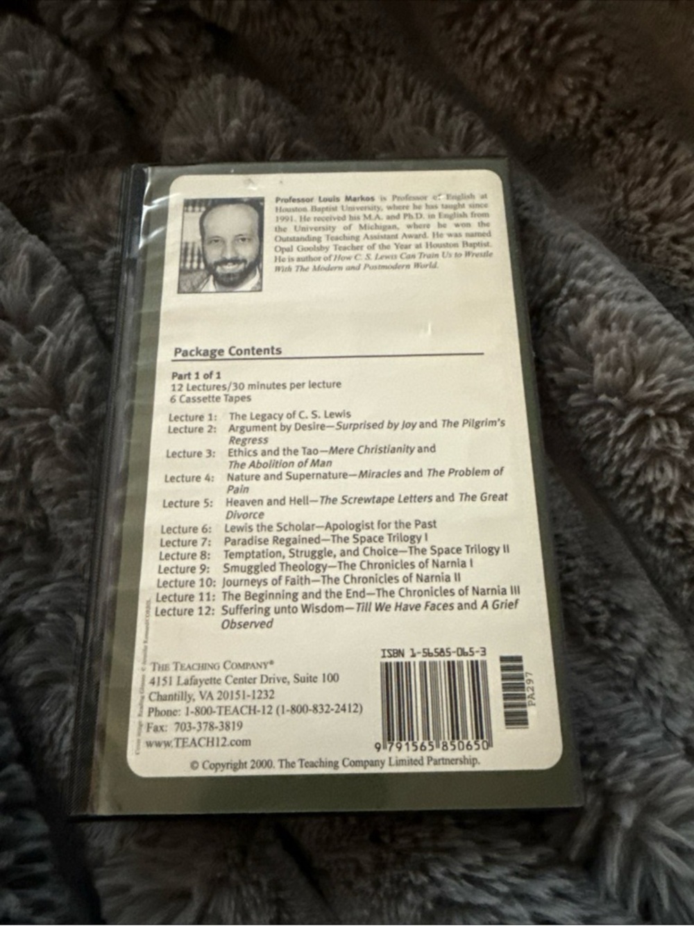 Teaching Company C.S. Lewis The Life and Writings - 6 Cassette Tapes Booklet - Picture 6 of 8
